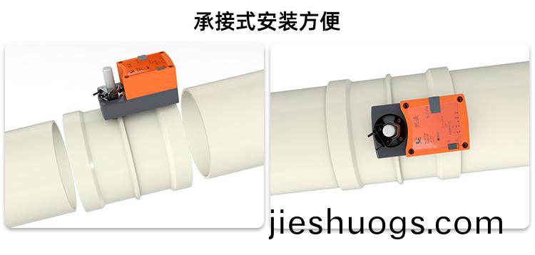 PP糢擬量(liang)電(dian)動(dòng)風(fēng)閥(fa)安裝(zhuang)方式(shi)