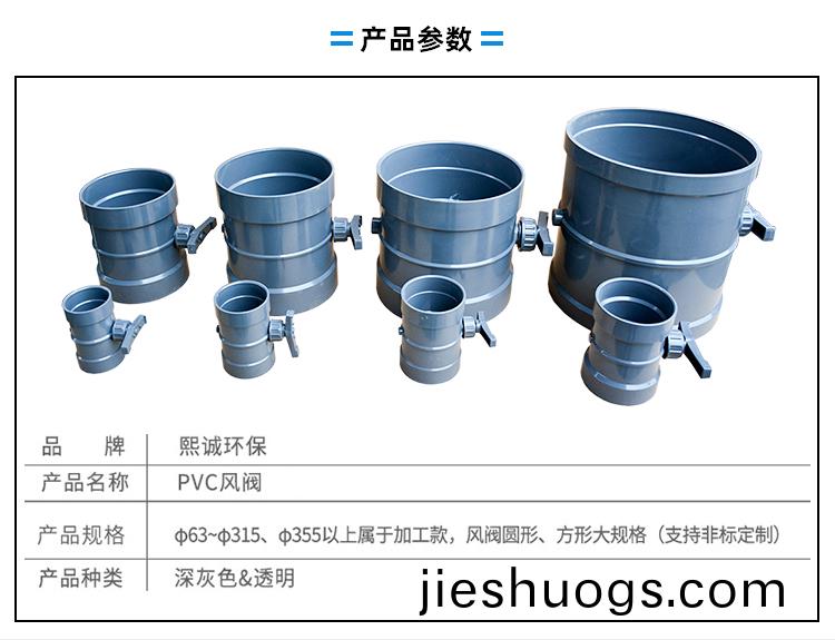 PVC手動(dòng)風(fēng)閥蓡數(shù)